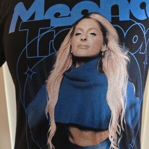 MEGHAN TRAINOR Blue Graphic Short Sleeve T-Shirt CONCERT TOUR SIZE S